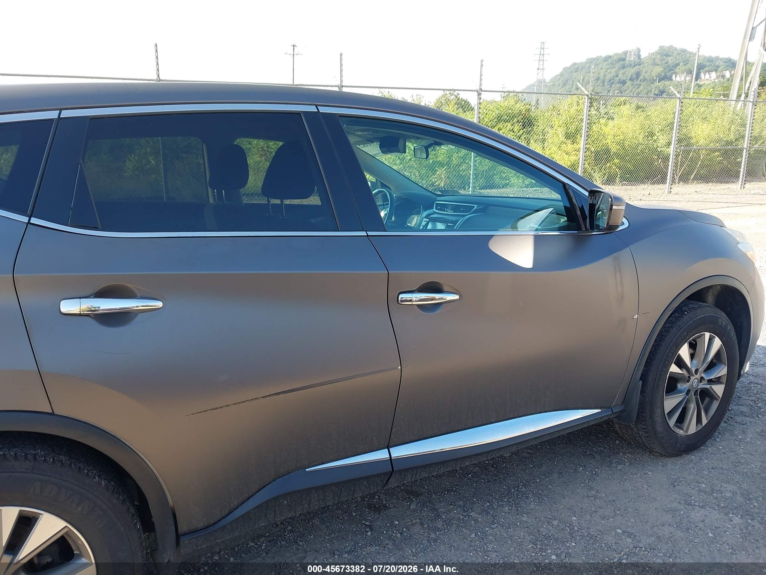 2015 Nissan Murano S Black vin: 5N1AZ2MH1FN292058