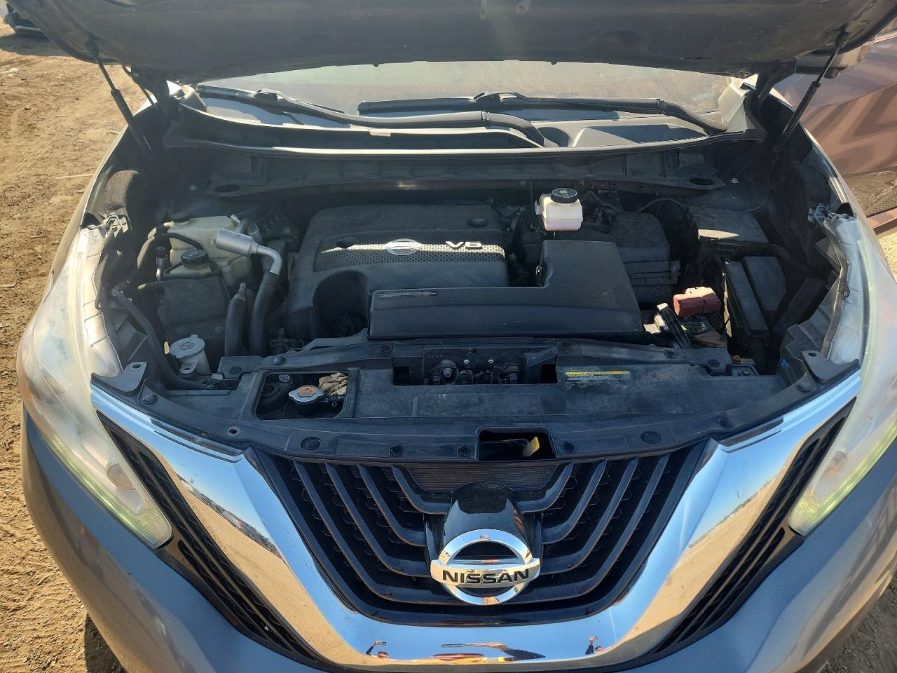 2017 Nissan Murano Sl Серый vin: 5N1AZ2MH1HN172649