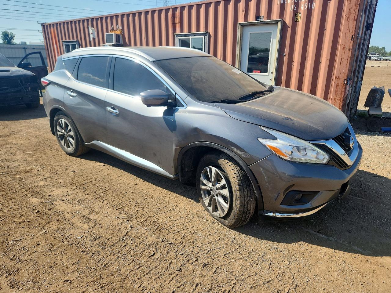 2017 Nissan Murano Sl Серый vin: 5N1AZ2MH1HN172649