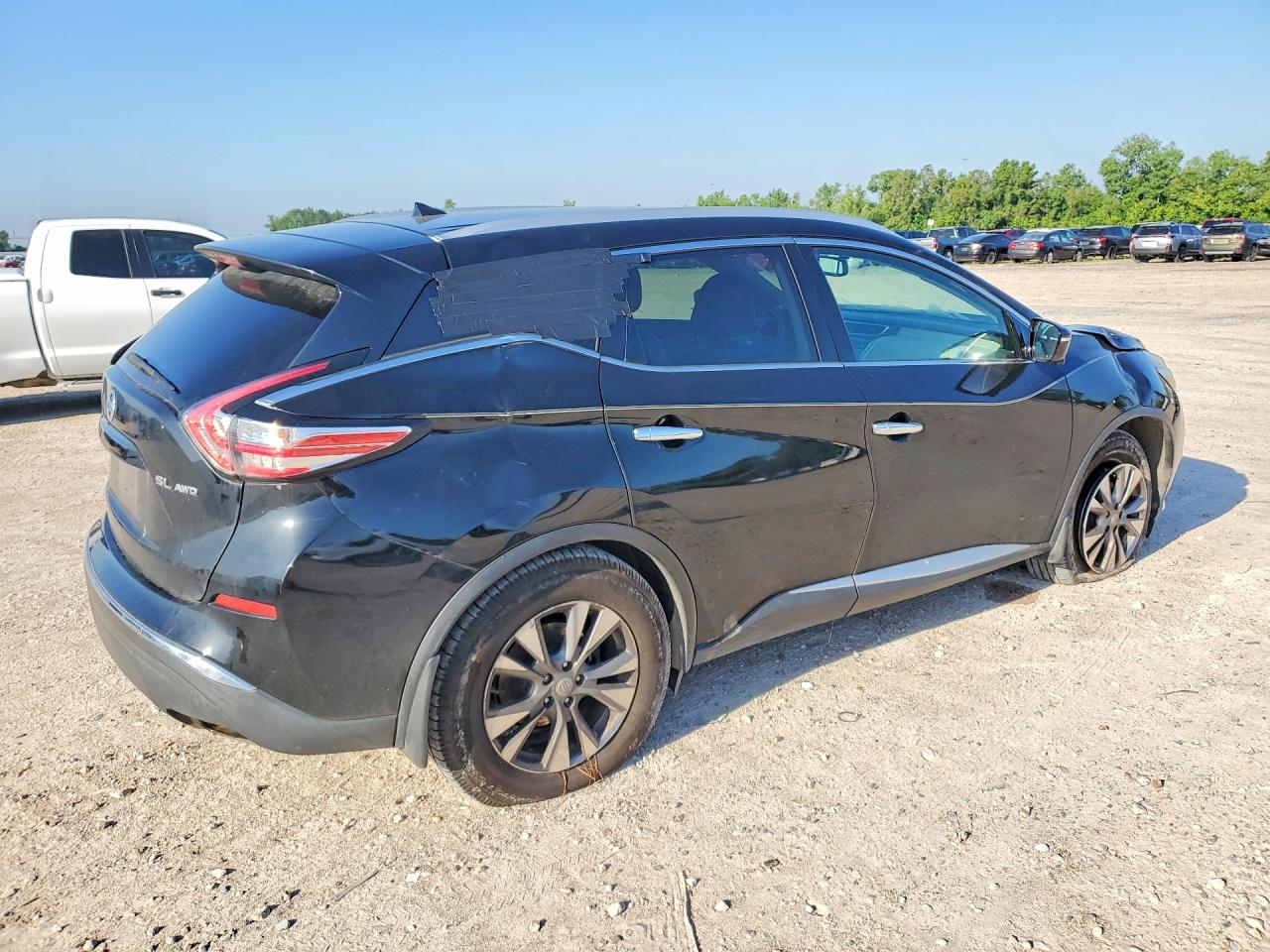 2015 Nissan Murano Sl Black vin: 5N1AZ2MH2FN208331