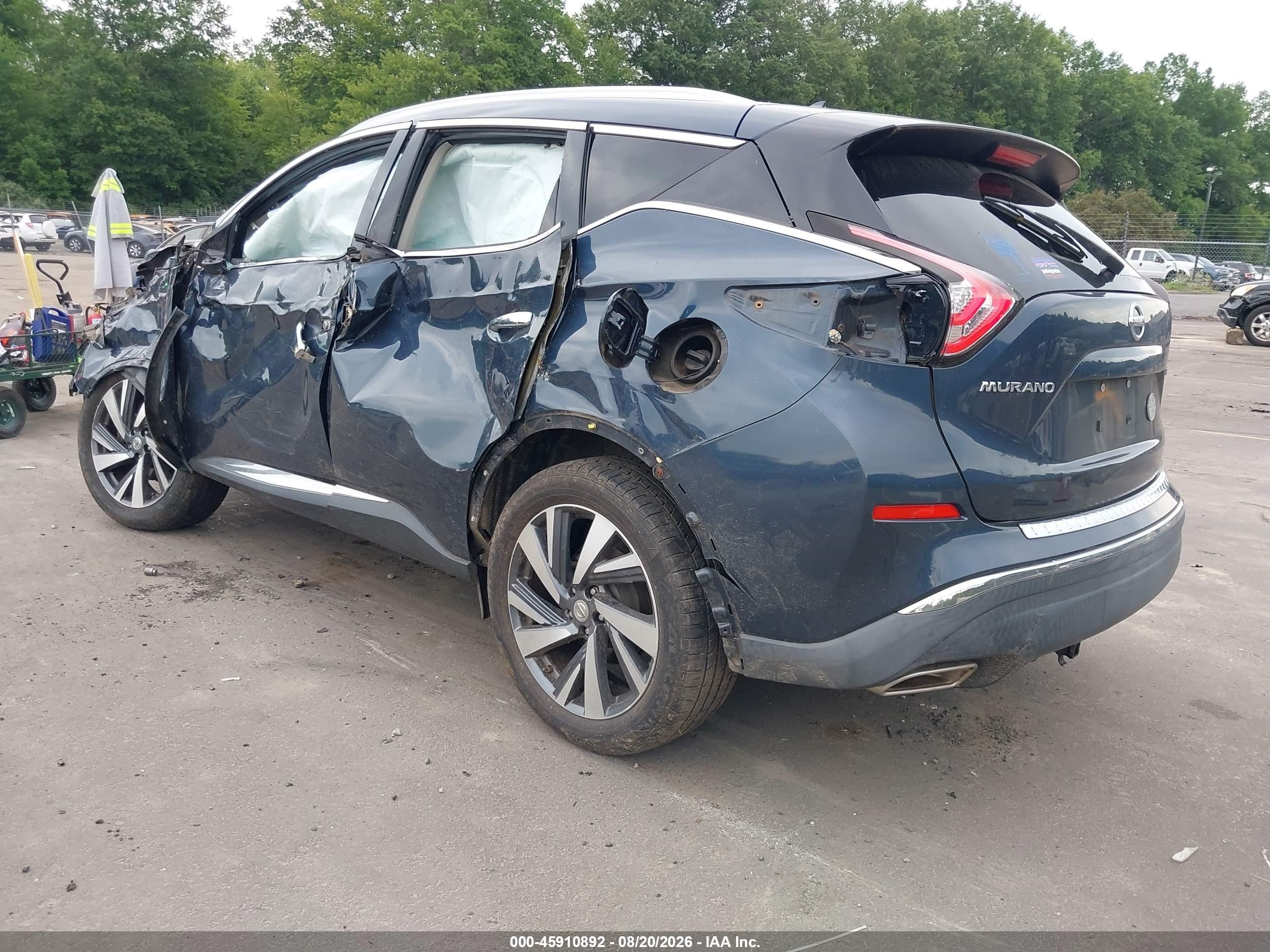 2015 Nissan Murano Platinum Dark Blue vin: 5N1AZ2MH2FN209365