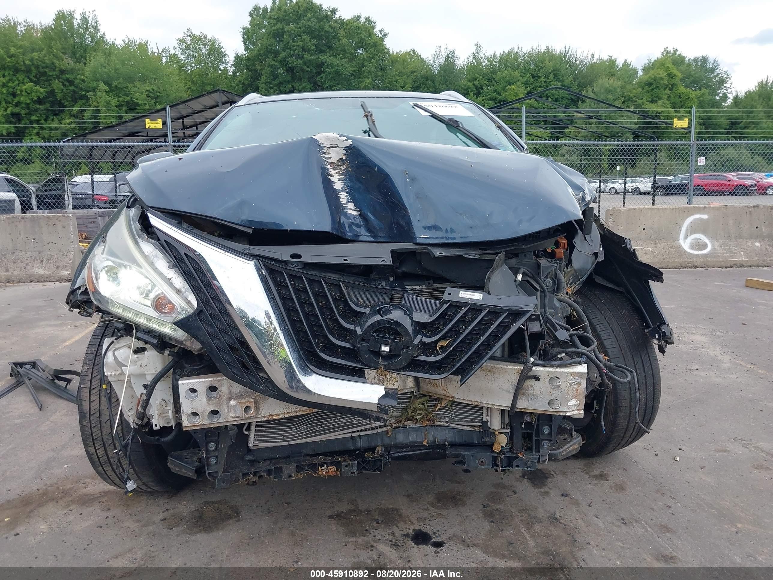 2015 Nissan Murano Platinum Dark Blue vin: 5N1AZ2MH2FN209365