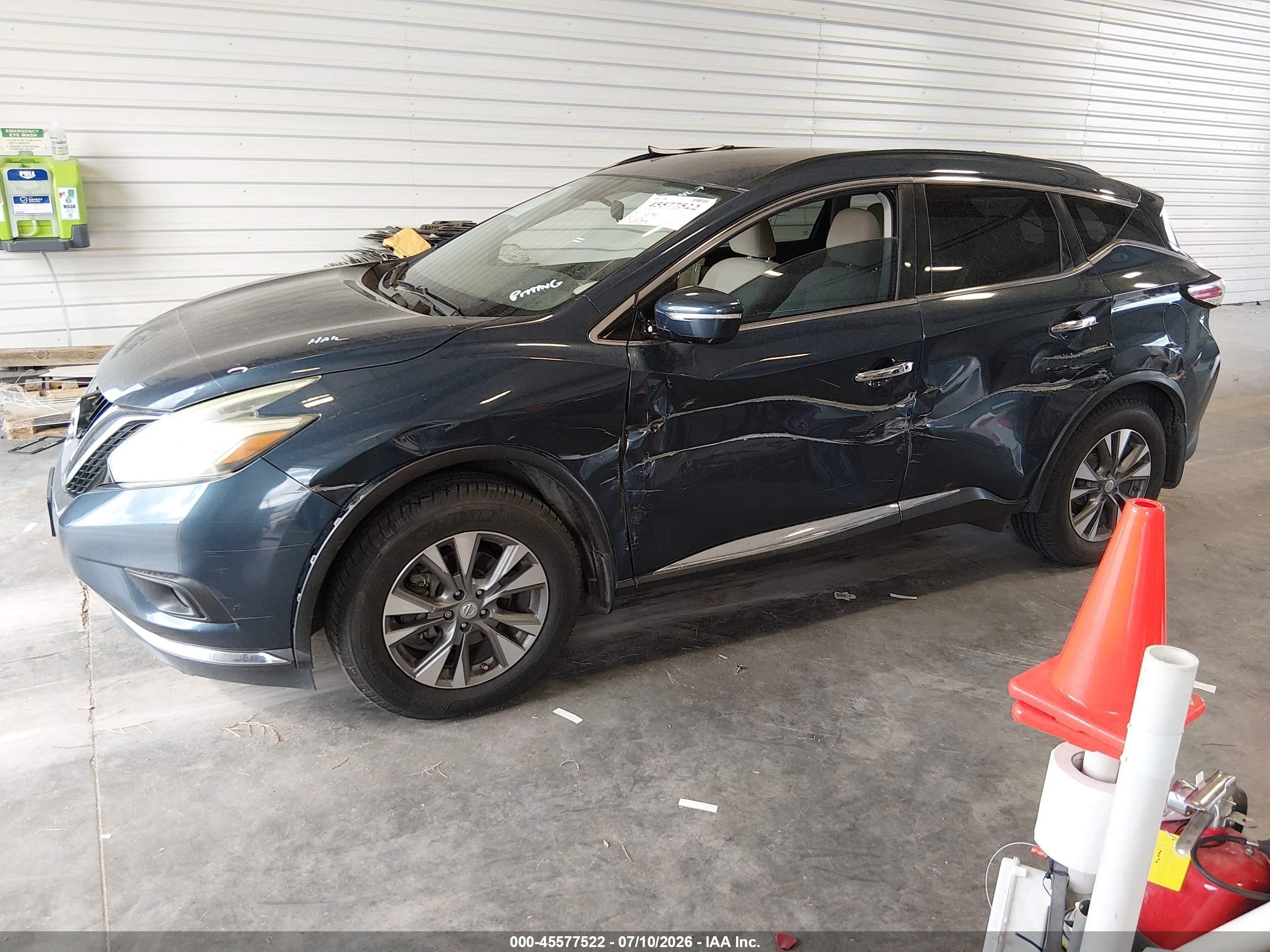 2015 Nissan Murano Sv Black vin: 5N1AZ2MH2FN219247