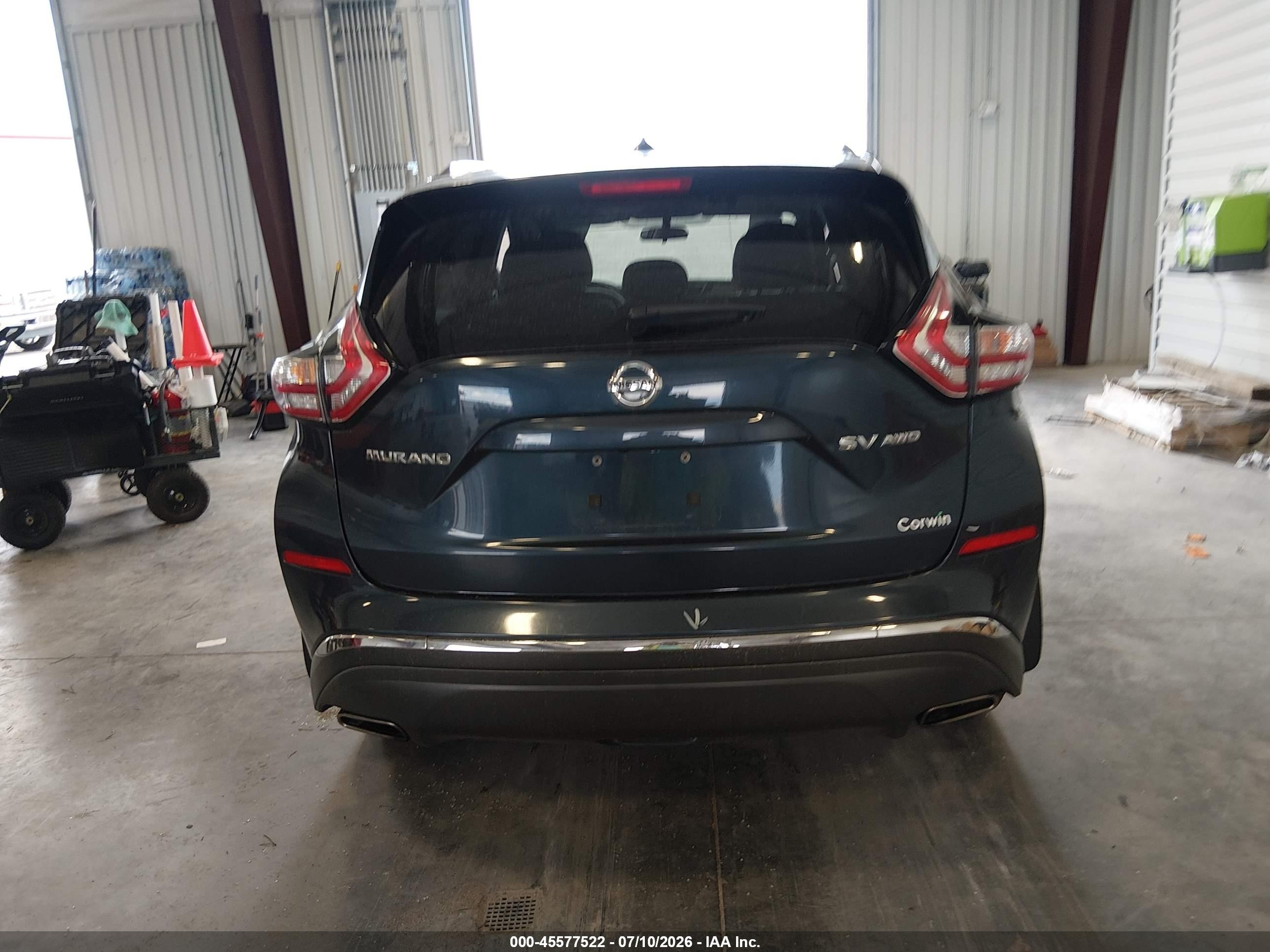 2015 Nissan Murano Sv Black vin: 5N1AZ2MH2FN219247