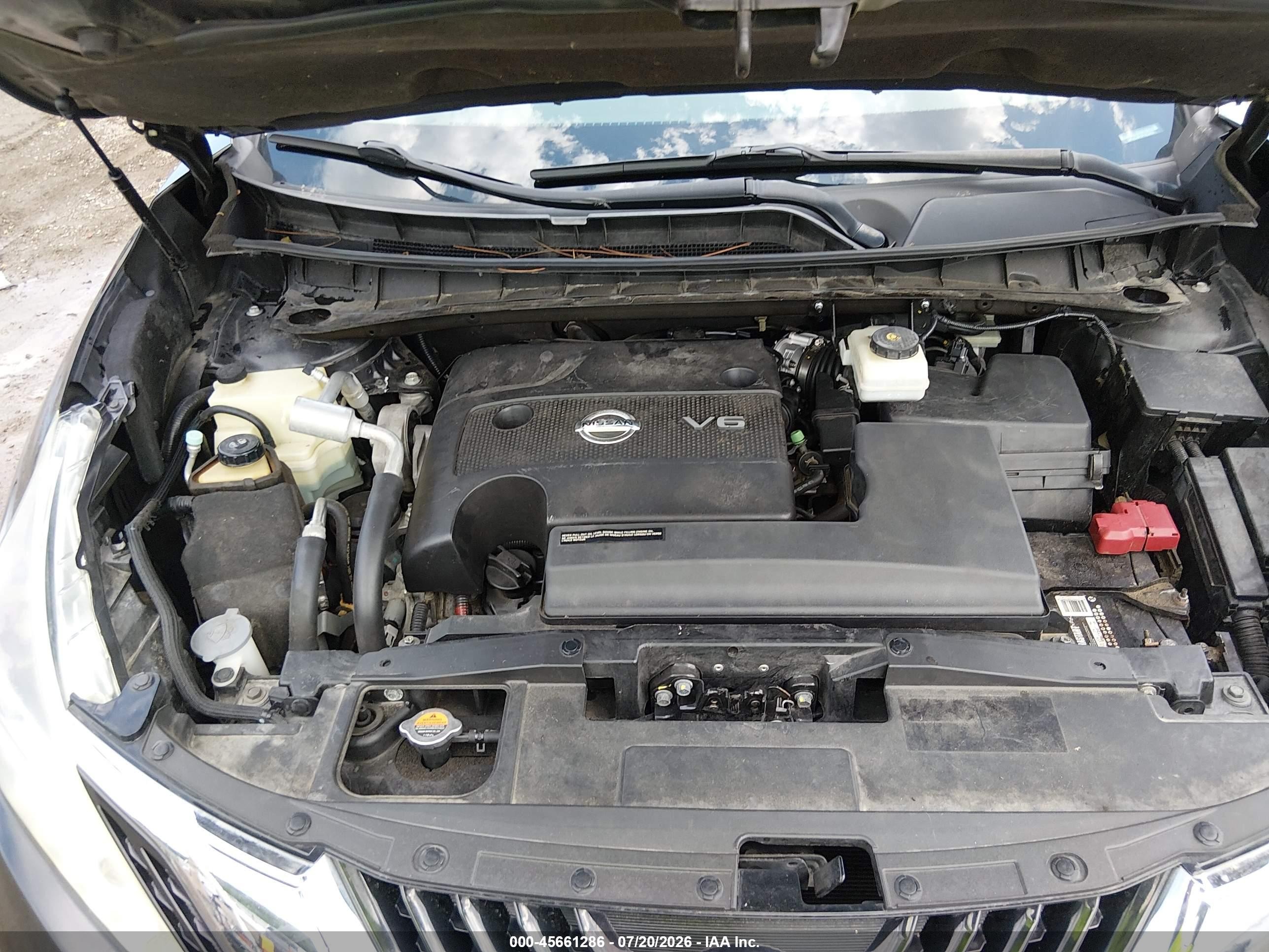 2015 Nissan Murano Sl Black vin: 5N1AZ2MH2FN230698