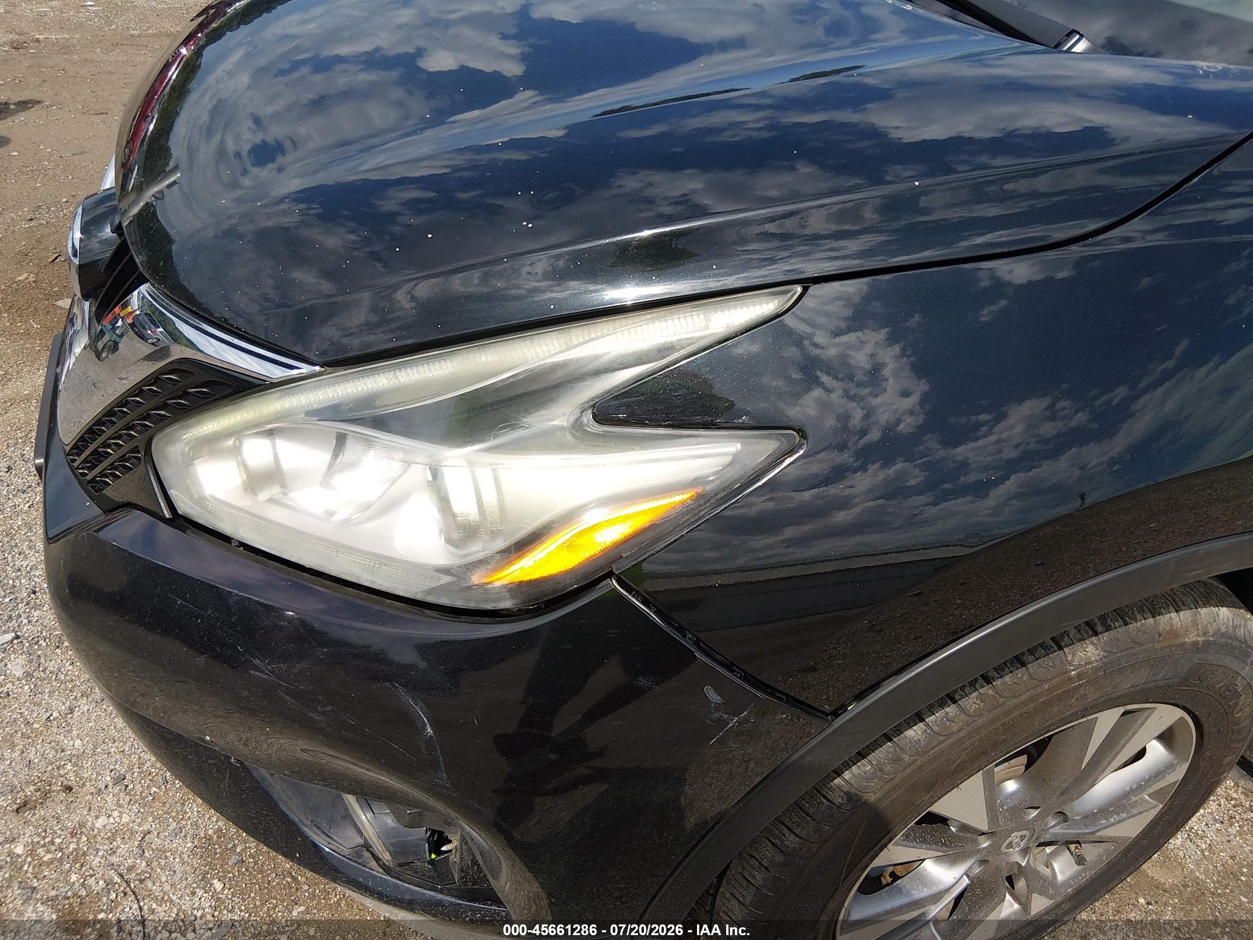 2015 Nissan Murano Sl Black vin: 5N1AZ2MH2FN230698