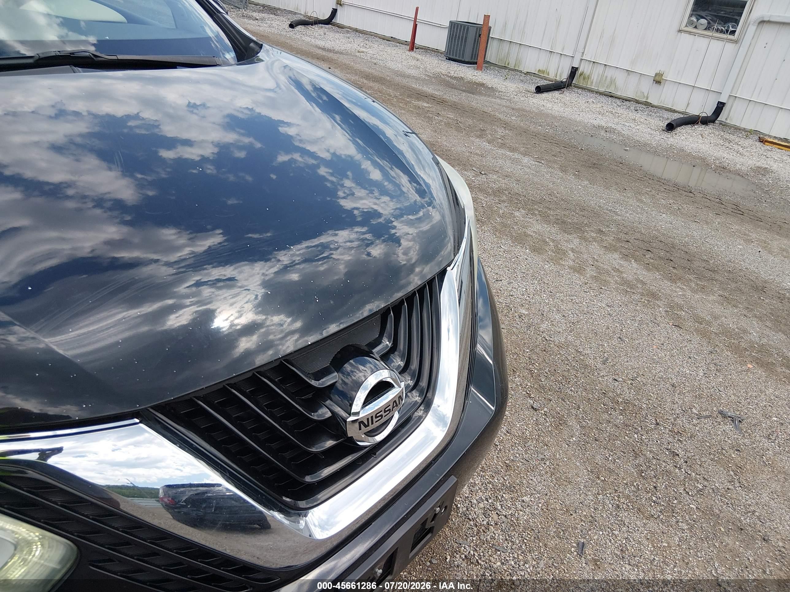 2015 Nissan Murano Sl Black vin: 5N1AZ2MH2FN230698