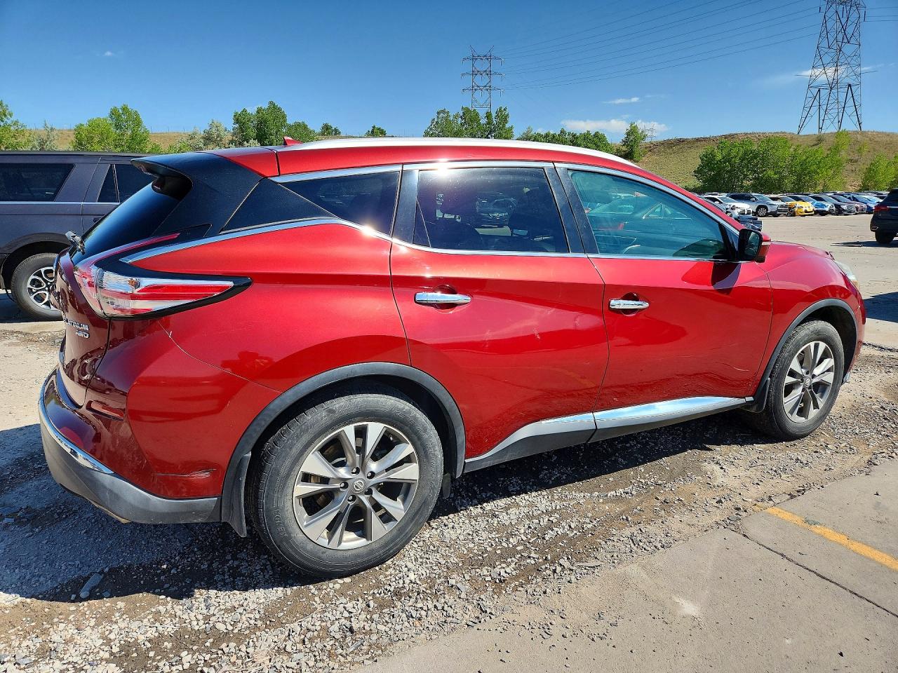 2015 Nissan Murano Platinum Бордовый vin: 5N1AZ2MH2FN237926