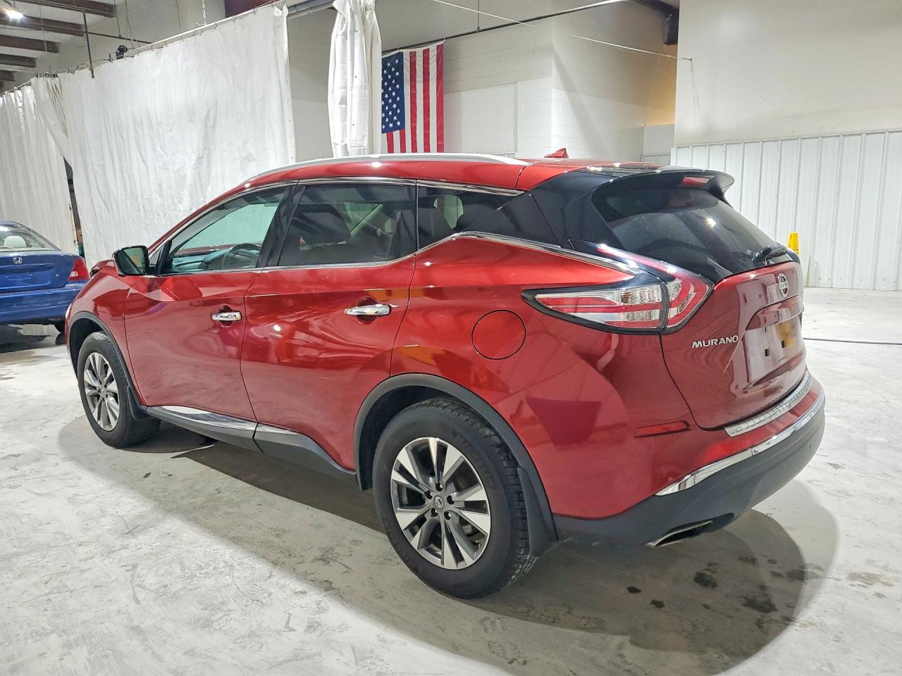 2015 Nissan Murano Sl Red vin: 5N1AZ2MH2FN242592