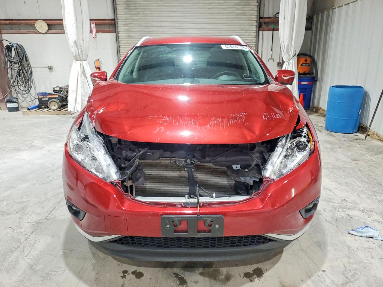 2015 Nissan Murano Sl Red vin: 5N1AZ2MH2FN242592