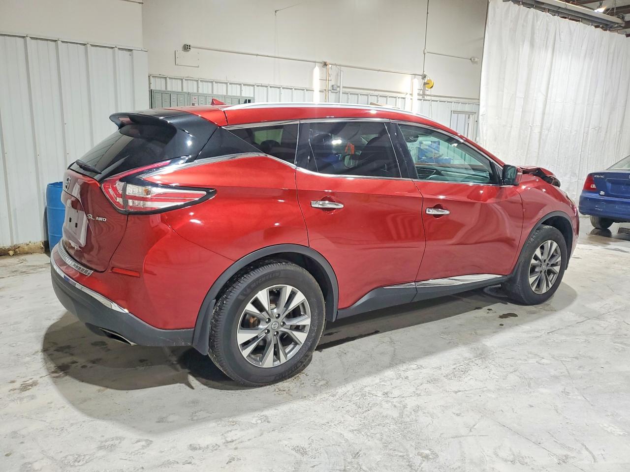 2015 Nissan Murano Sl Red vin: 5N1AZ2MH2FN242592