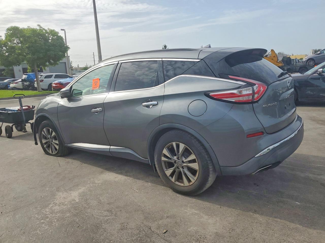 2015 Nissan Murano Sv Gray vin: 5N1AZ2MH2FN244276