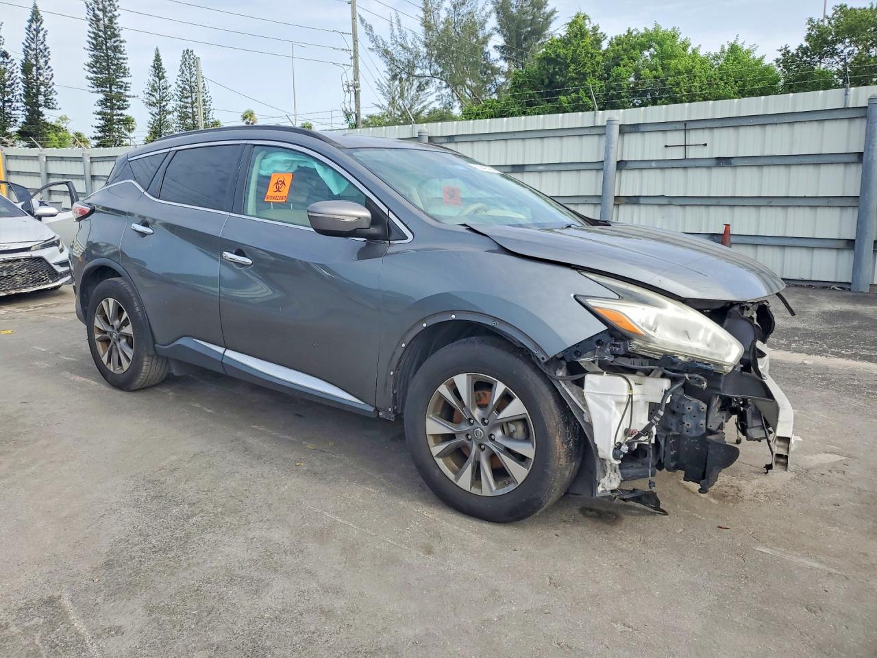 2015 Nissan Murano Sv Gray vin: 5N1AZ2MH2FN244276