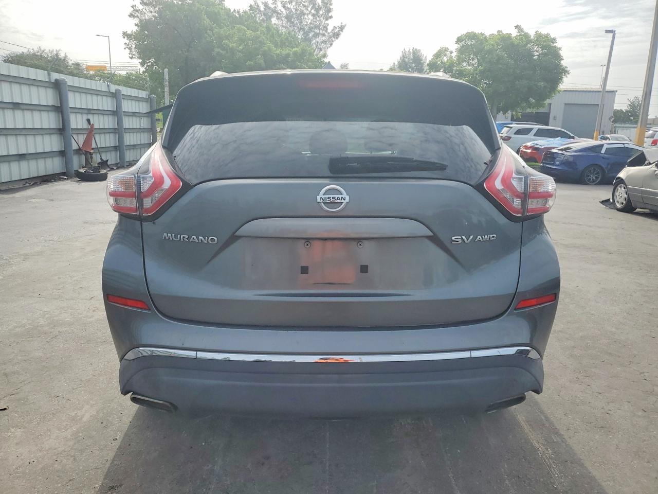 2015 Nissan Murano Sv Gray vin: 5N1AZ2MH2FN244276