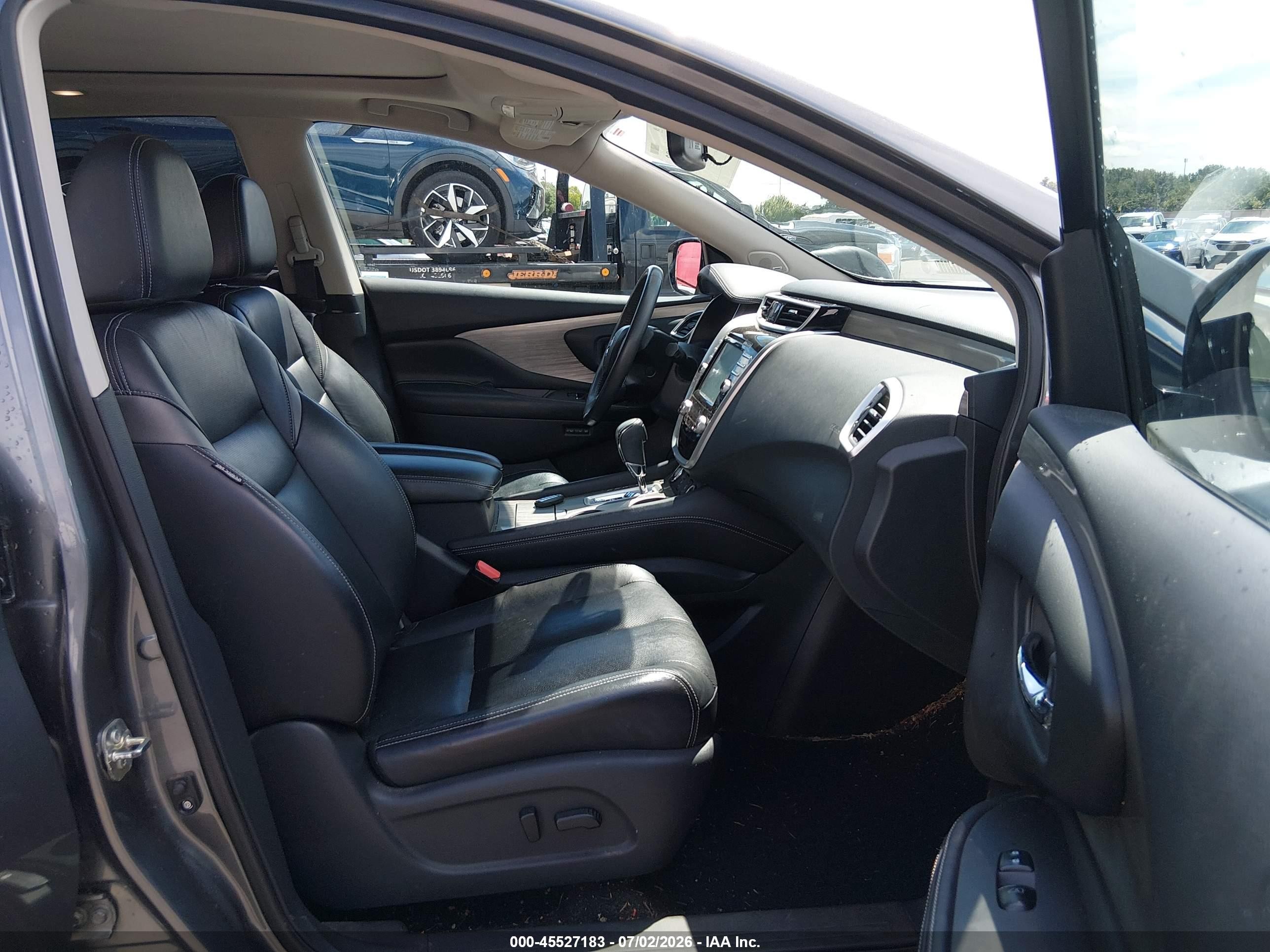2015 Nissan Murano Sl Gray vin: 5N1AZ2MH2FN254595