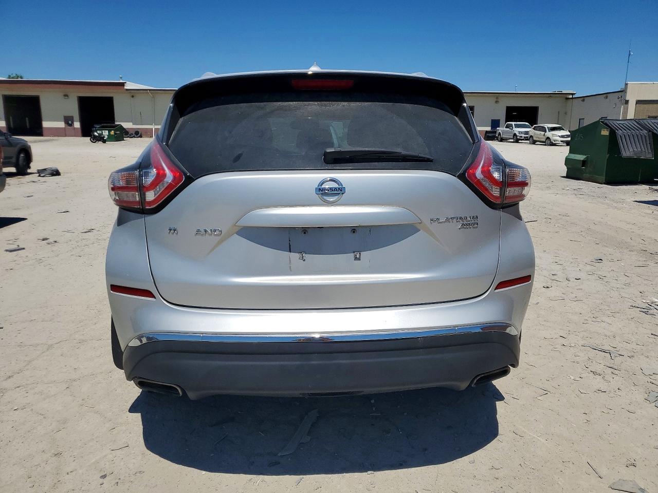 2015 Nissan Murano Platinum Silver vin: 5N1AZ2MH2FN260915