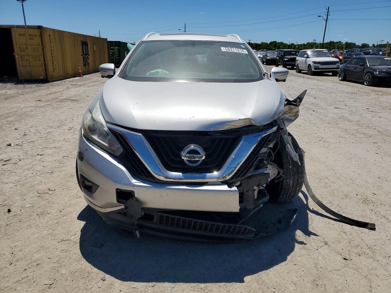 2015 Nissan Murano Platinum Silver vin: 5N1AZ2MH2FN260915