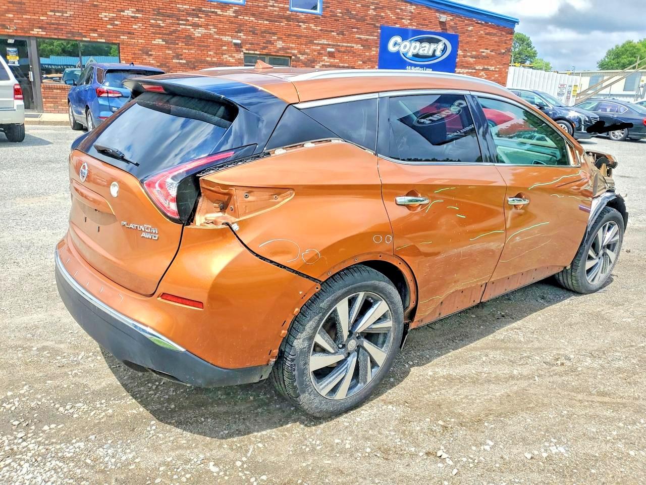 2015 Nissan Murano Platinum Orange vin: 5N1AZ2MH2FN262115