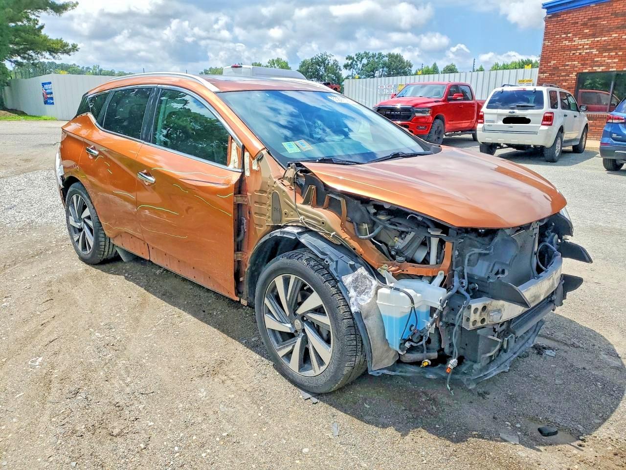 2015 Nissan Murano Platinum Orange vin: 5N1AZ2MH2FN262115