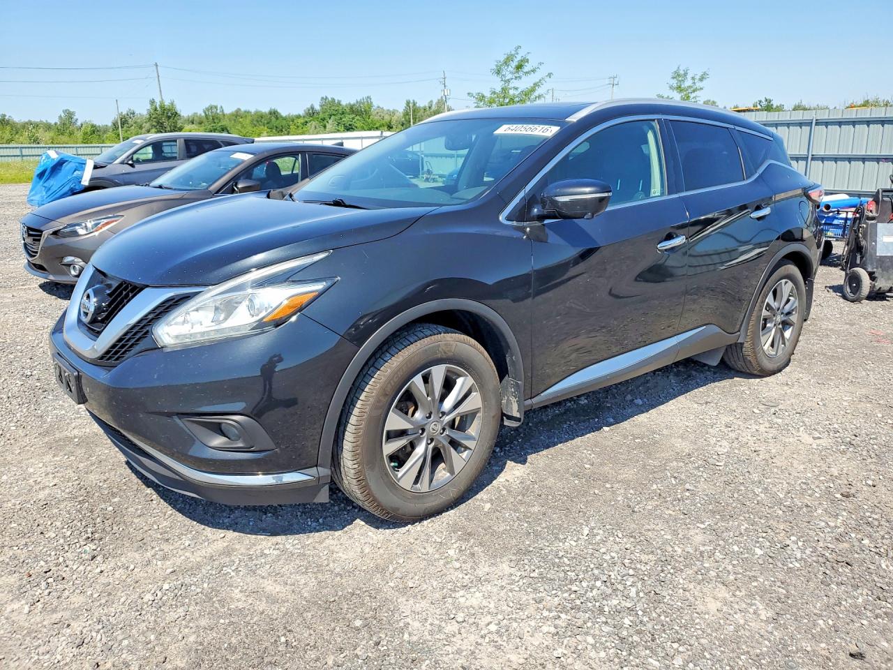 2015 Nissan Murano Sl Black vin: 5N1AZ2MH2FN267928