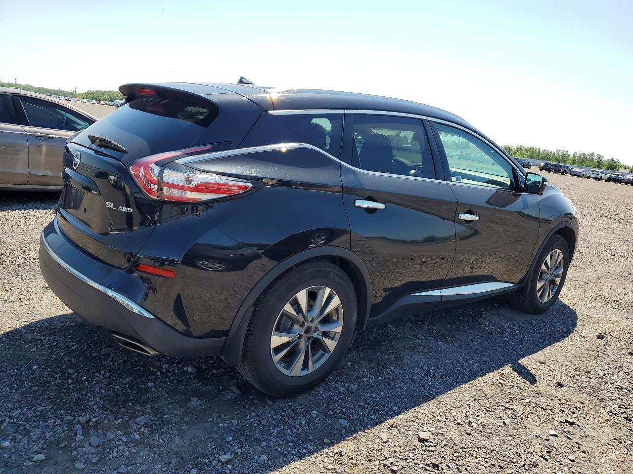 2015 Nissan Murano Sl Черный vin: 5N1AZ2MH2FN267928