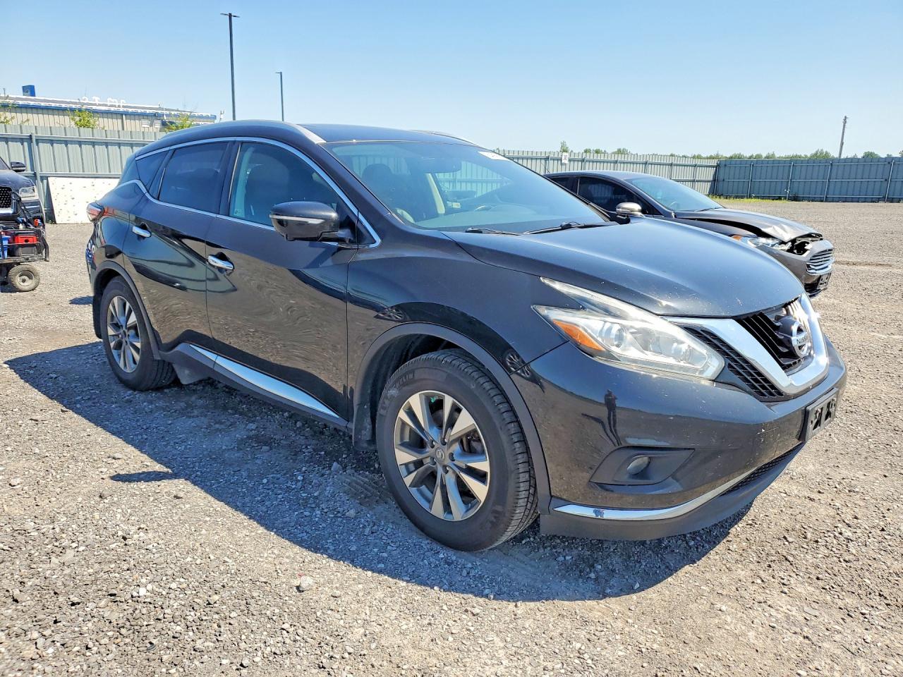 2015 Nissan Murano Sl Черный vin: 5N1AZ2MH2FN267928