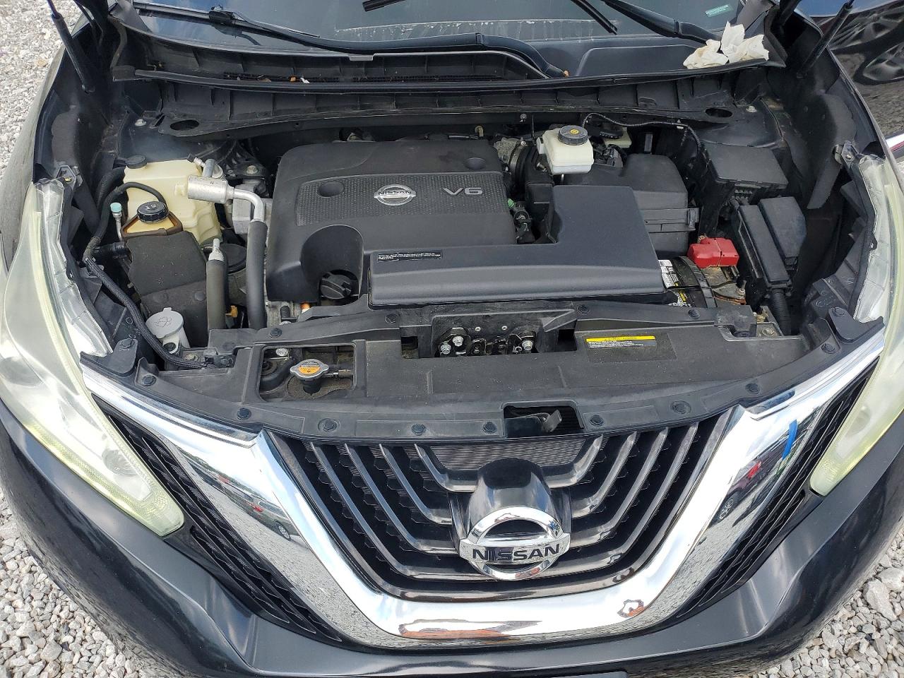 2015 Nissan Murano S Black vin: 5N1AZ2MH2FN280288
