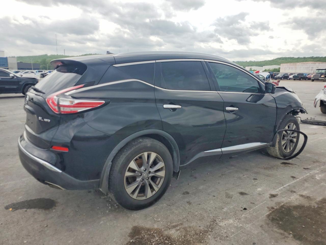 2015 Nissan Murano S Black vin: 5N1AZ2MH2FN283899