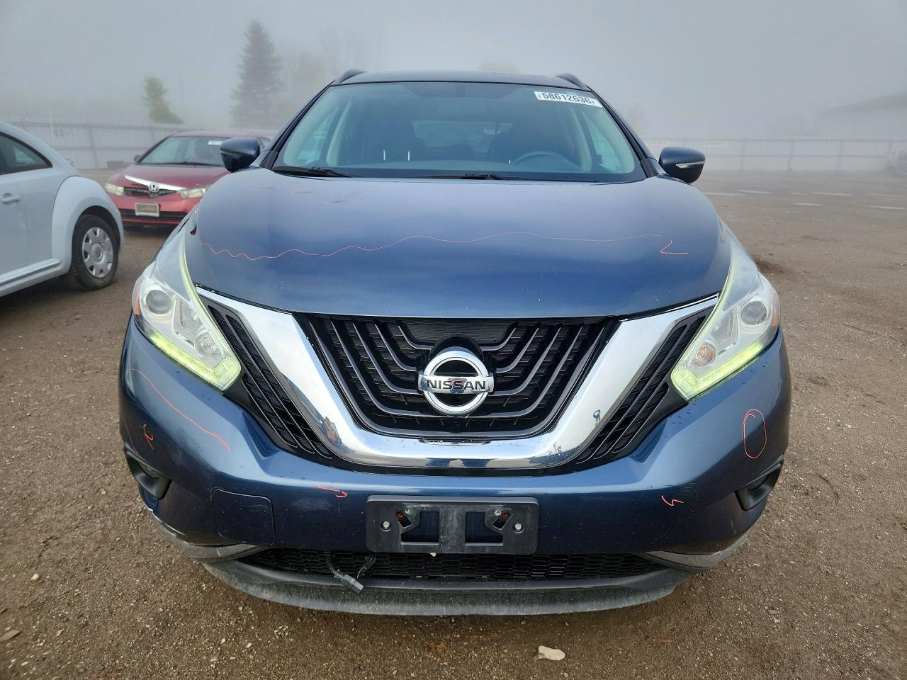 2015 Nissan Murano S Синий vin: 5N1AZ2MH2FN284809