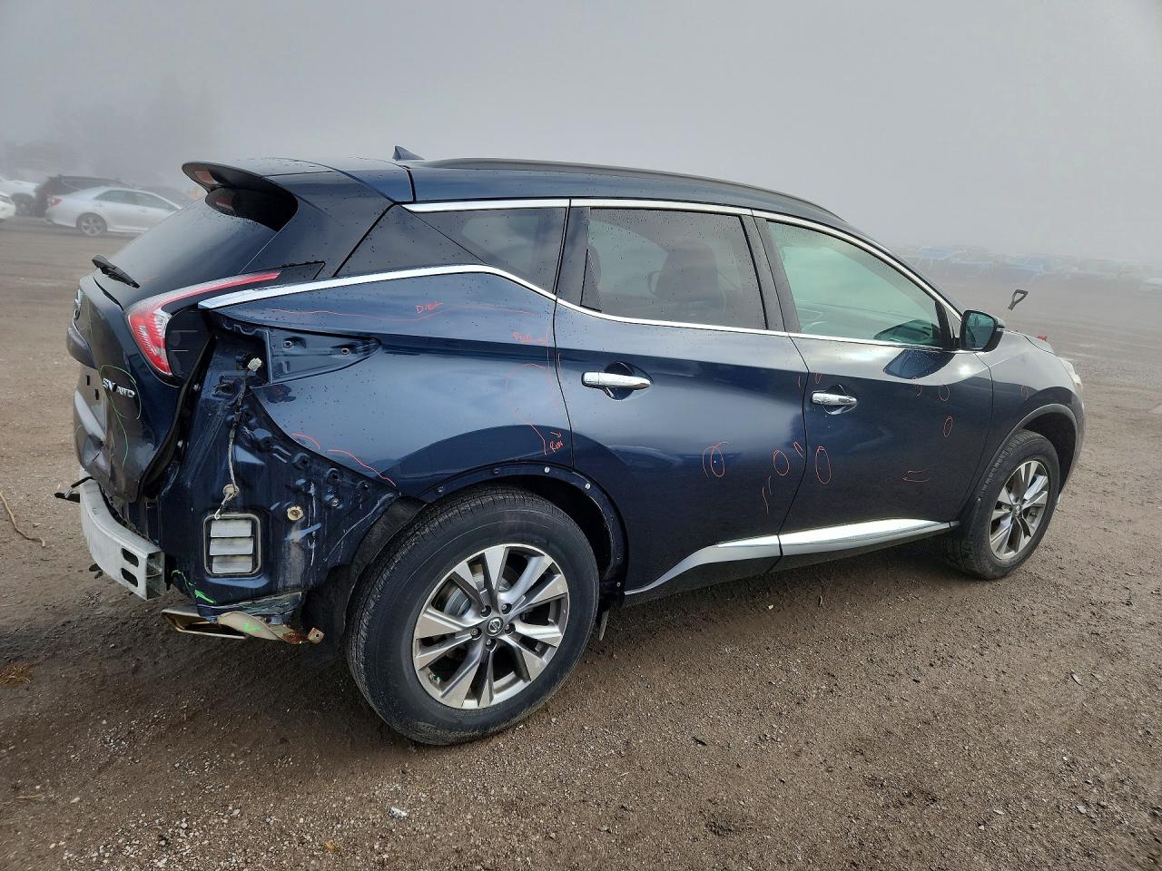 2015 Nissan Murano S Синий vin: 5N1AZ2MH2FN284809