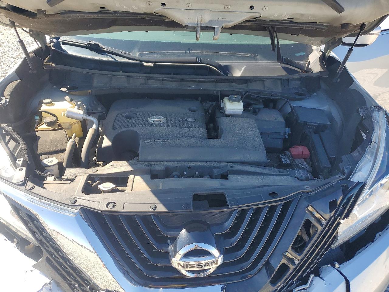 2015 Nissan Murano Sv Silver vin: 5N1AZ2MH2FN291632