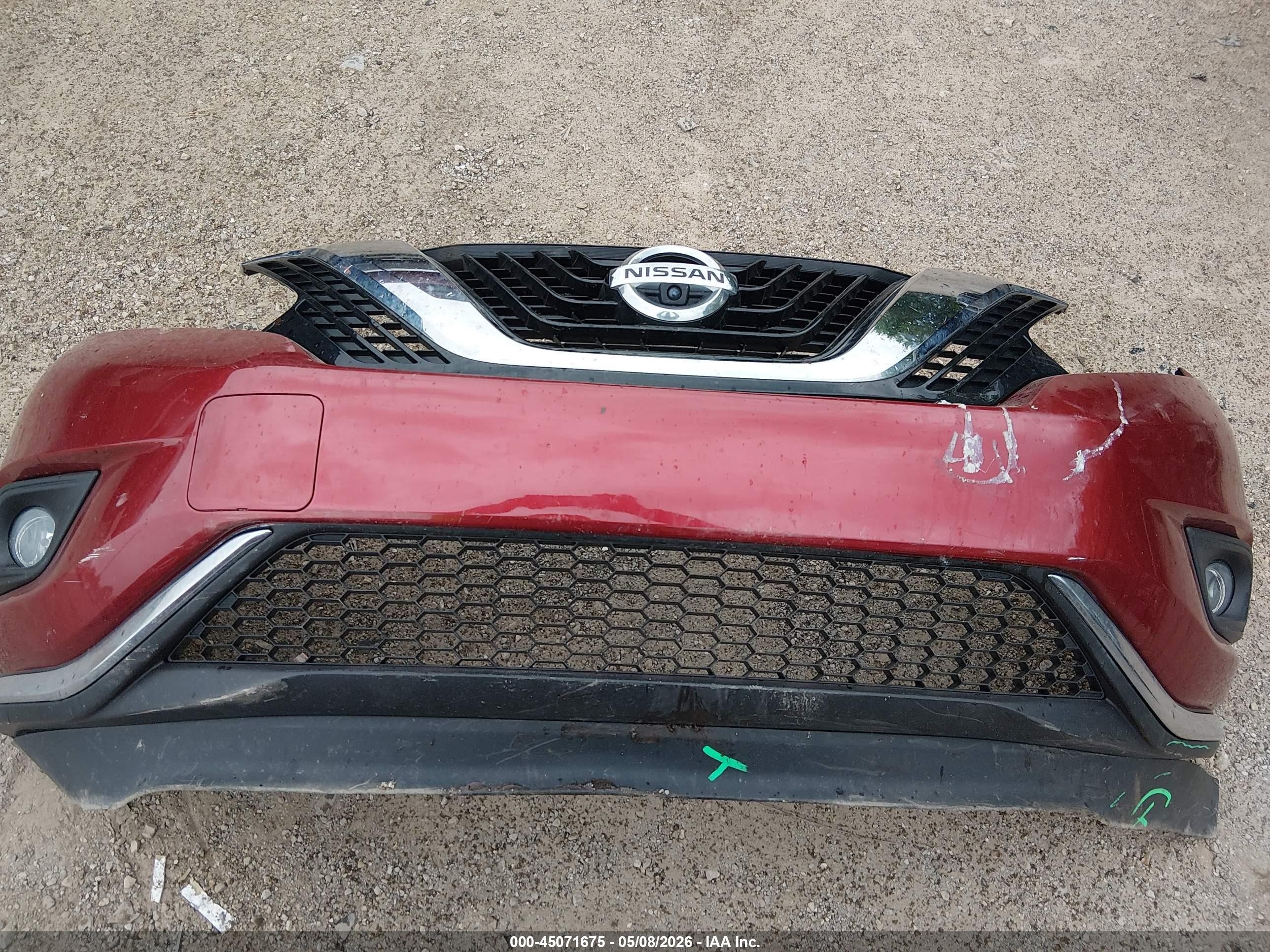 2017 Nissan Murano Platinum/s/sl/sv Красный vin: 5N1AZ2MH2HN149848