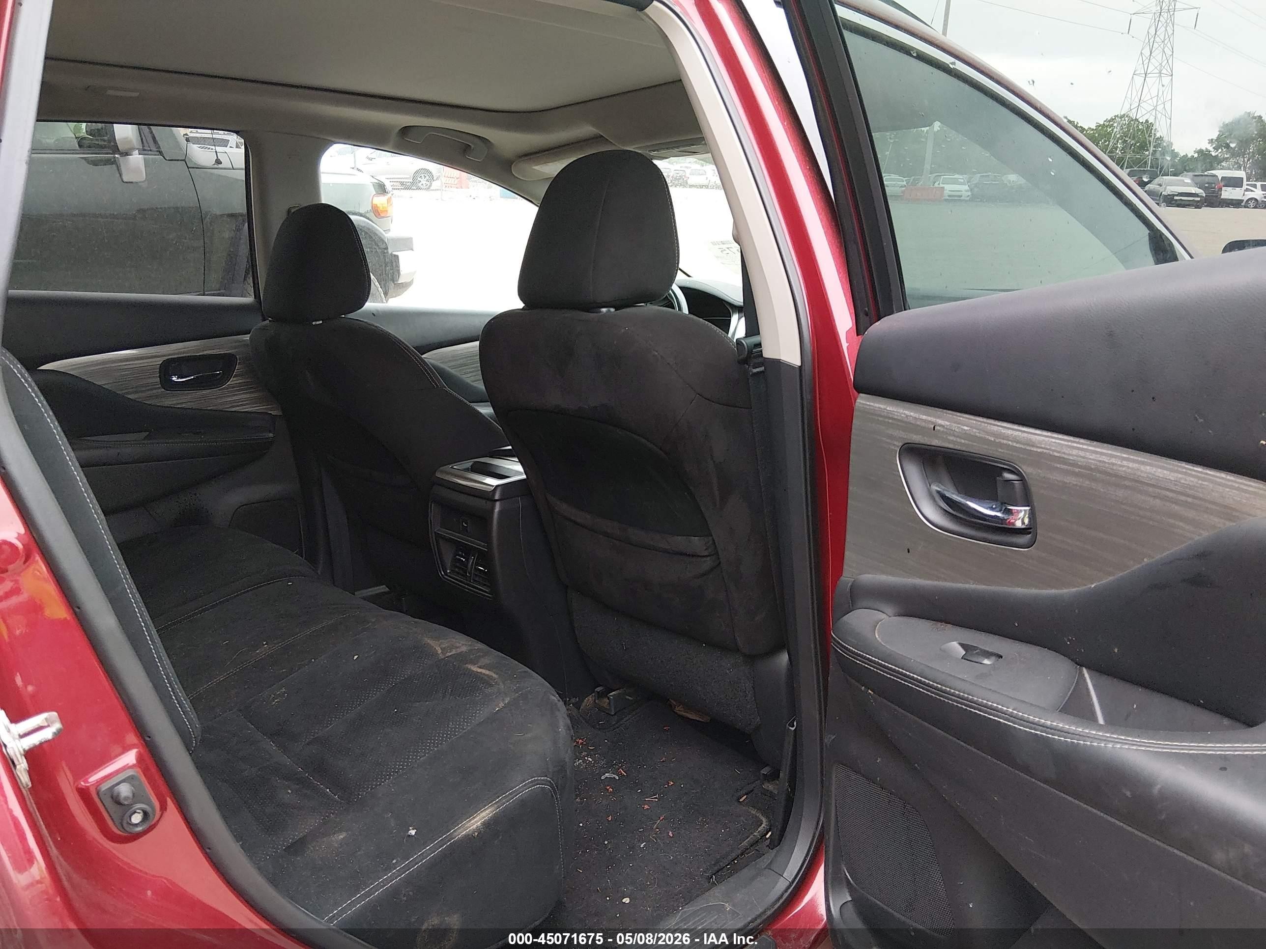 2017 Nissan Murano Platinum/s/sl/sv Красный vin: 5N1AZ2MH2HN149848