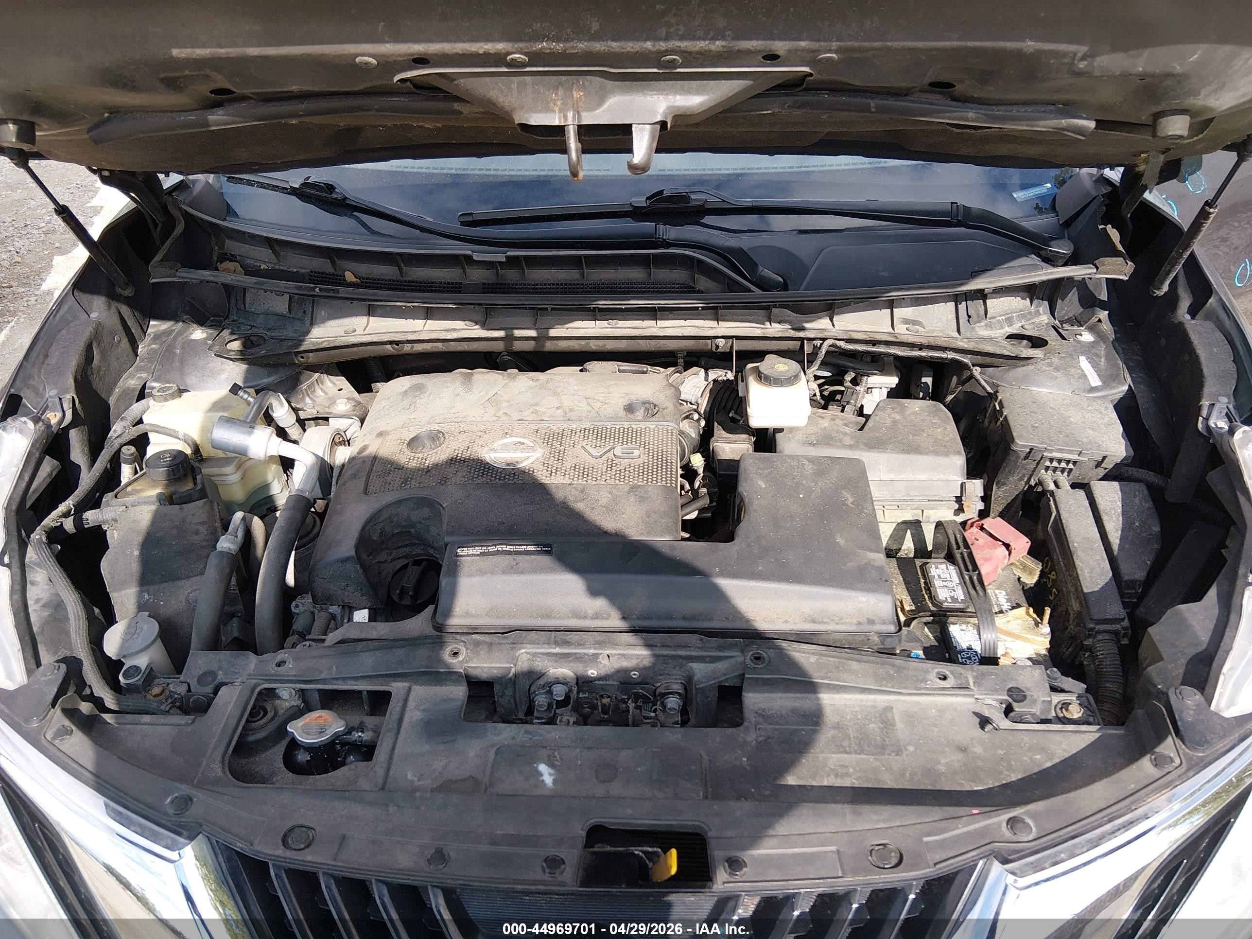 2017 Nissan Murano Platinum Серый vin: 5N1AZ2MH2HN202693
