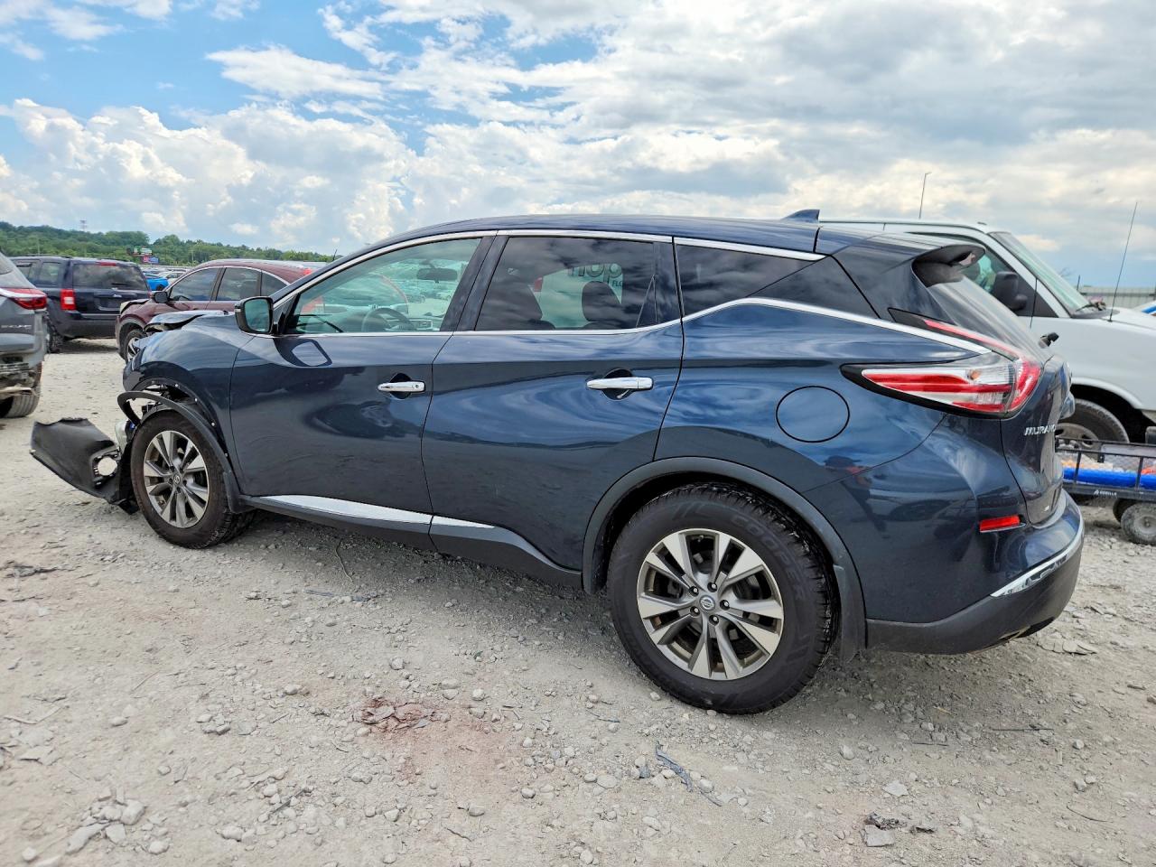 2018 Nissan Murano S Blue vin: 5N1AZ2MH2JN154019