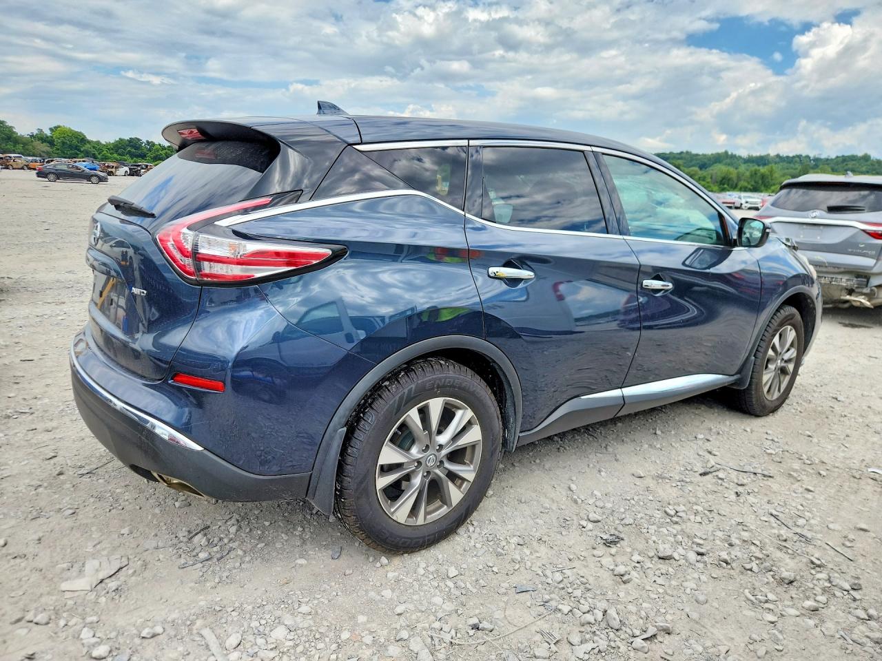 2018 Nissan Murano S Blue vin: 5N1AZ2MH2JN154019