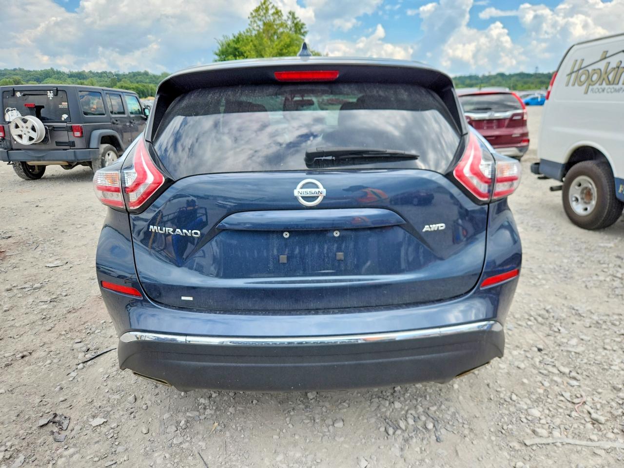 2018 Nissan Murano S Blue vin: 5N1AZ2MH2JN154019