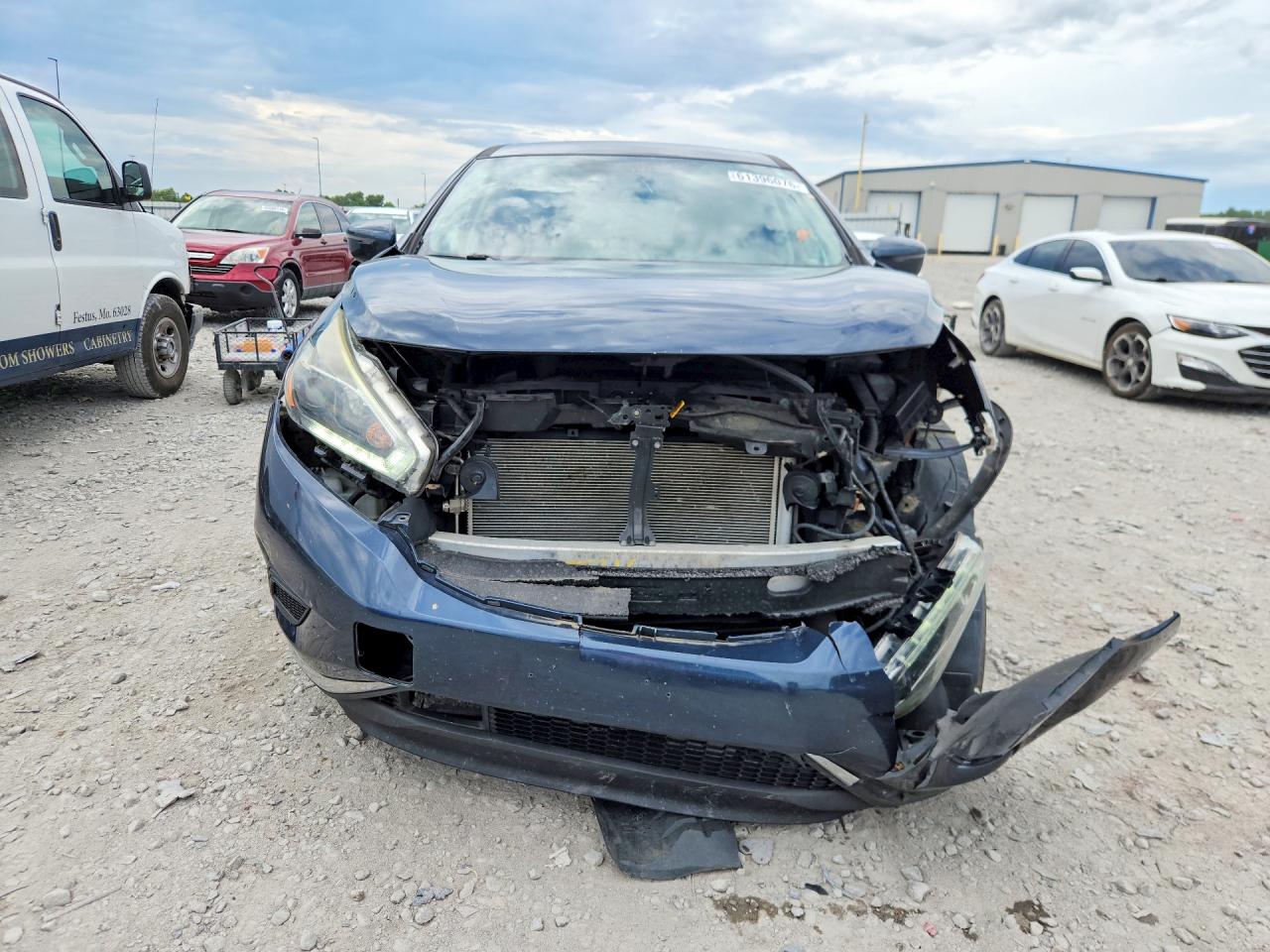 2018 Nissan Murano S Blue vin: 5N1AZ2MH2JN154019