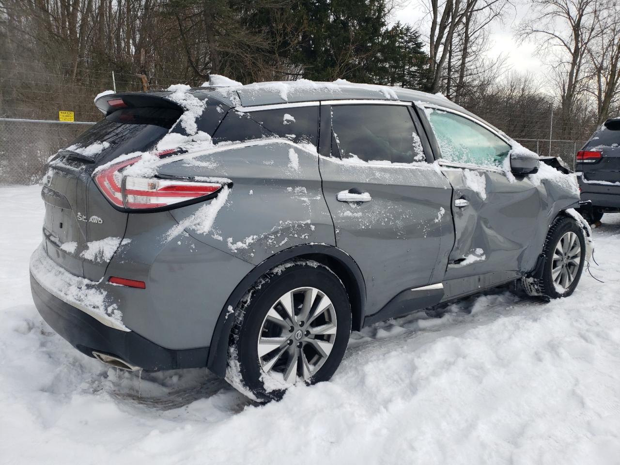 2018 Nissan Murano S Gray vin: 5N1AZ2MH2JN176019