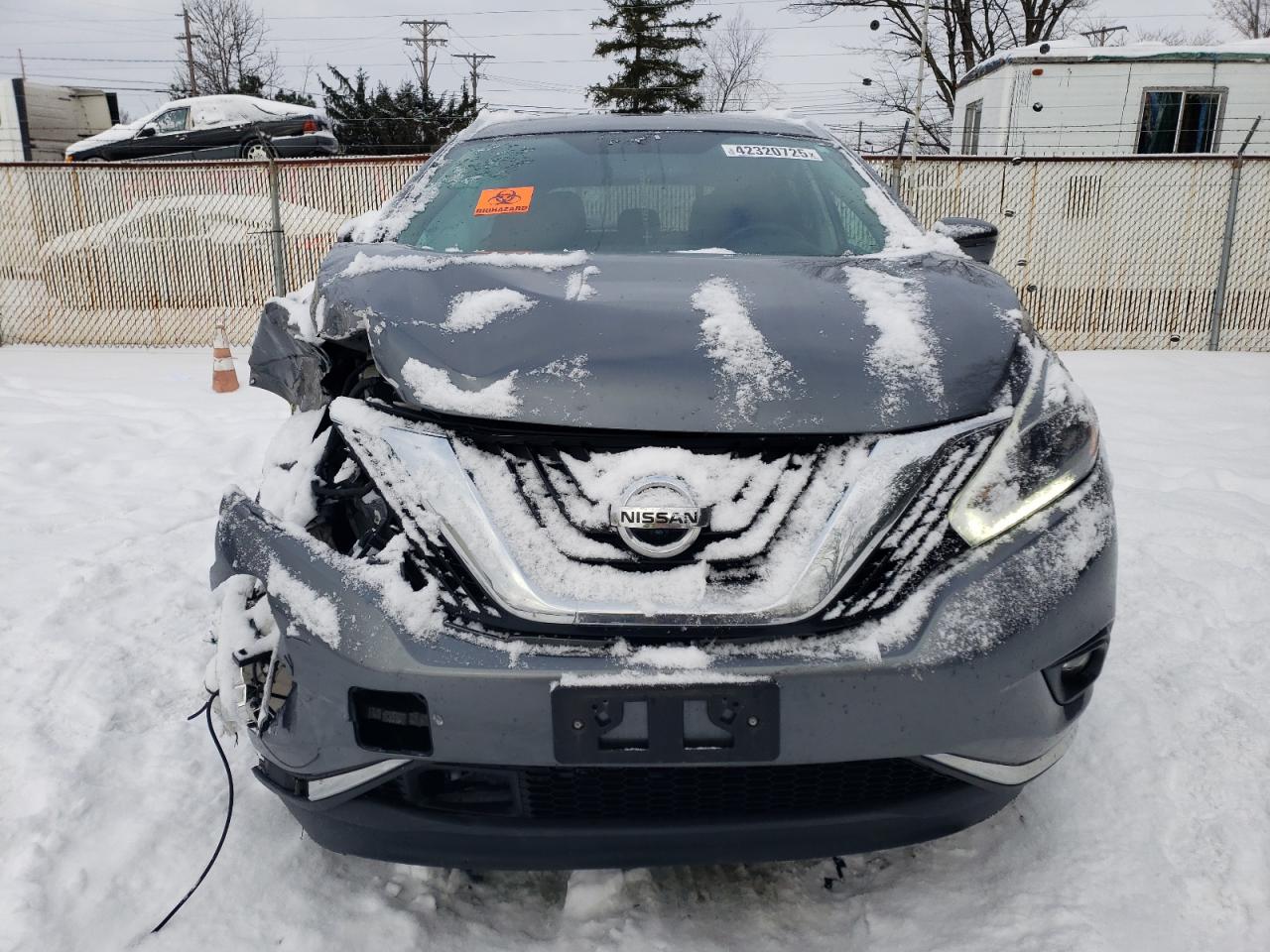2018 Nissan Murano S Gray vin: 5N1AZ2MH2JN176019