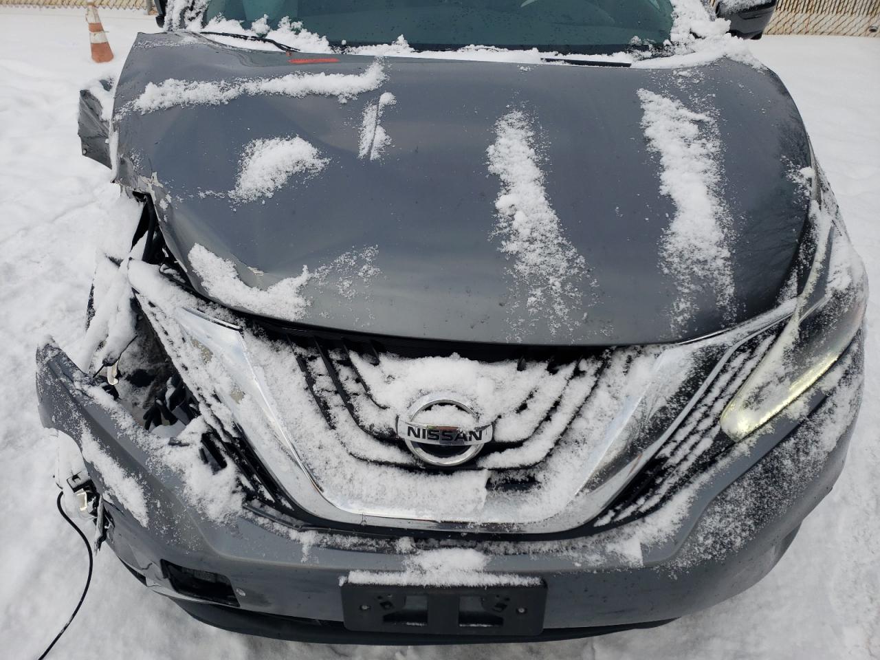 2018 Nissan Murano S Gray vin: 5N1AZ2MH2JN176019