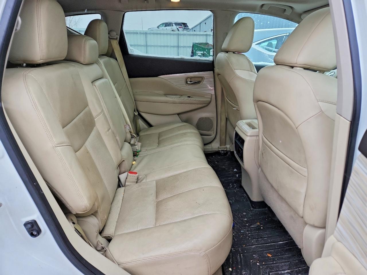 2015 Nissan Murano Platinum White vin: 5N1AZ2MH3FN214140