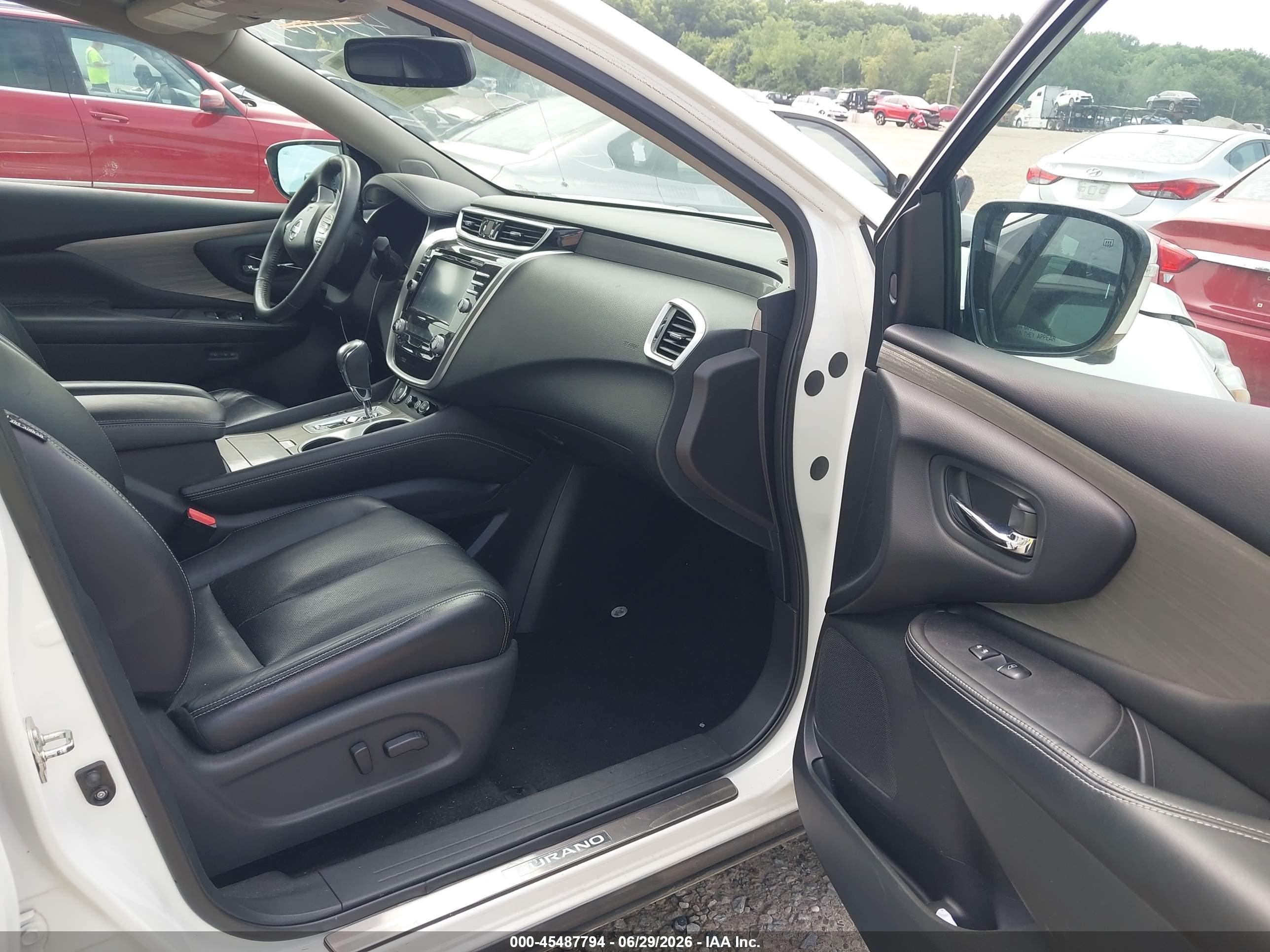 2015 Nissan Murano Platinum White vin: 5N1AZ2MH3FN221671