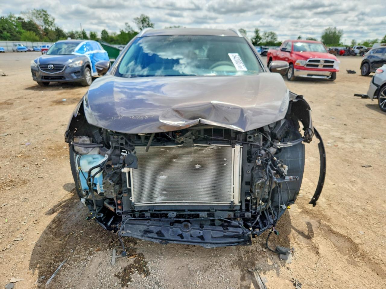 2015 Nissan Murano Platinum Серый vin: 5N1AZ2MH3FN224070