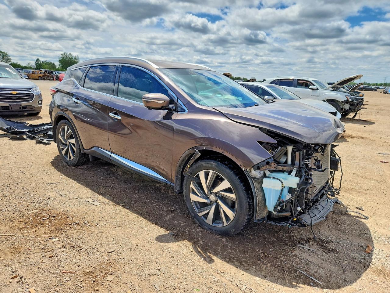 2015 Nissan Murano Platinum Серый vin: 5N1AZ2MH3FN224070