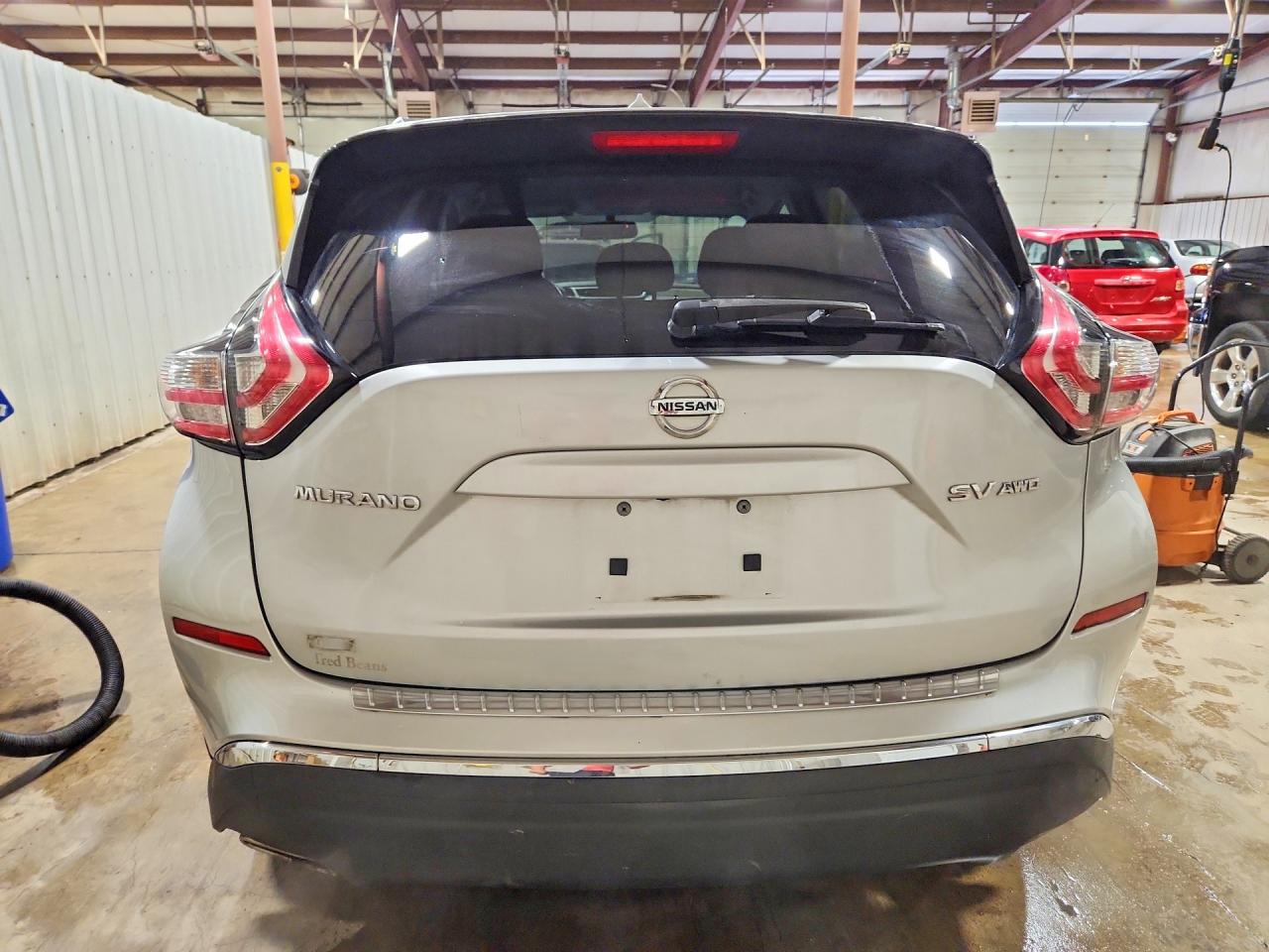2015 Nissan Murano Sv Silver vin: 5N1AZ2MH3FN226630