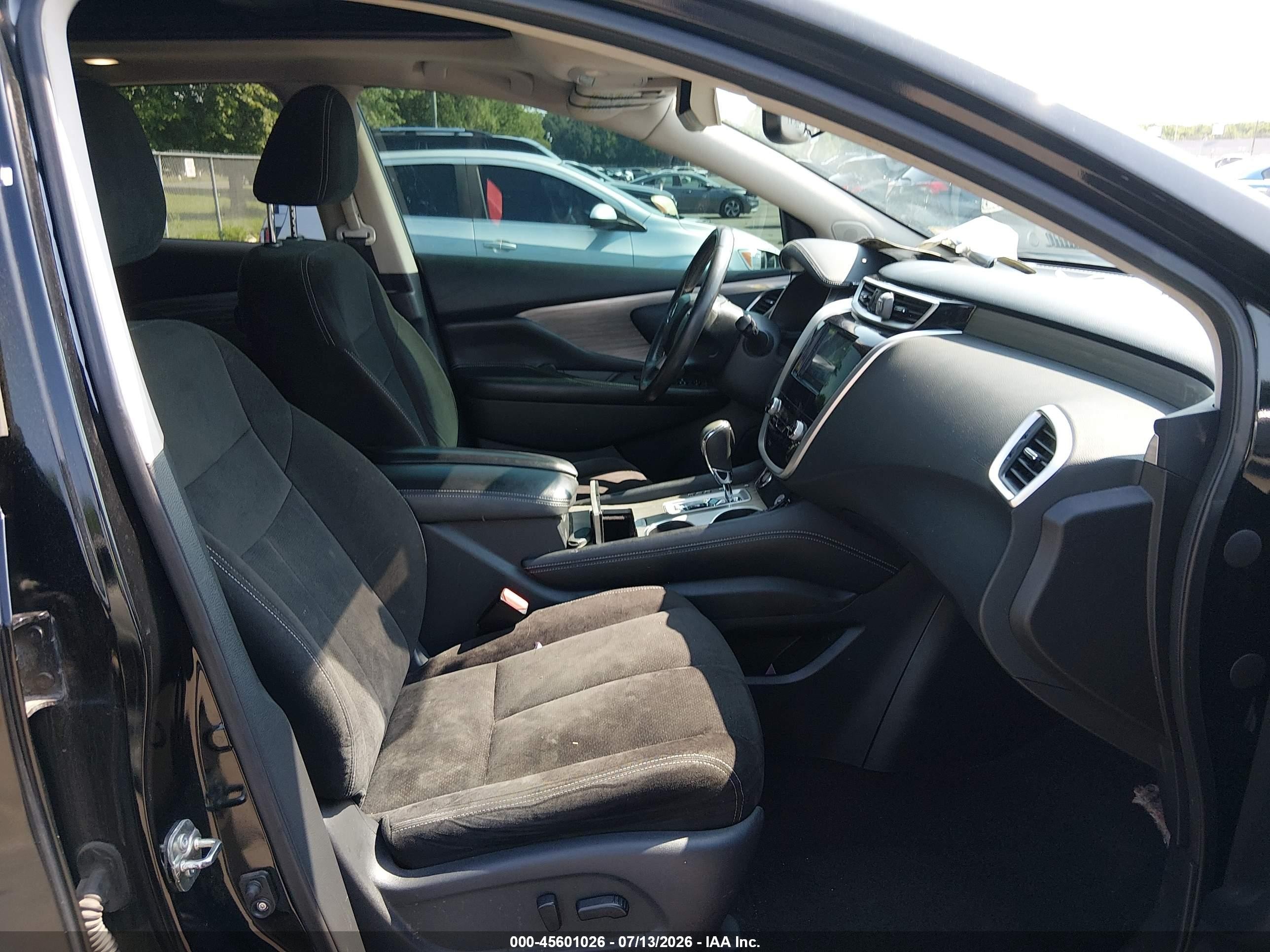 2015 Nissan Murano Sv Black vin: 5N1AZ2MH3FN226921