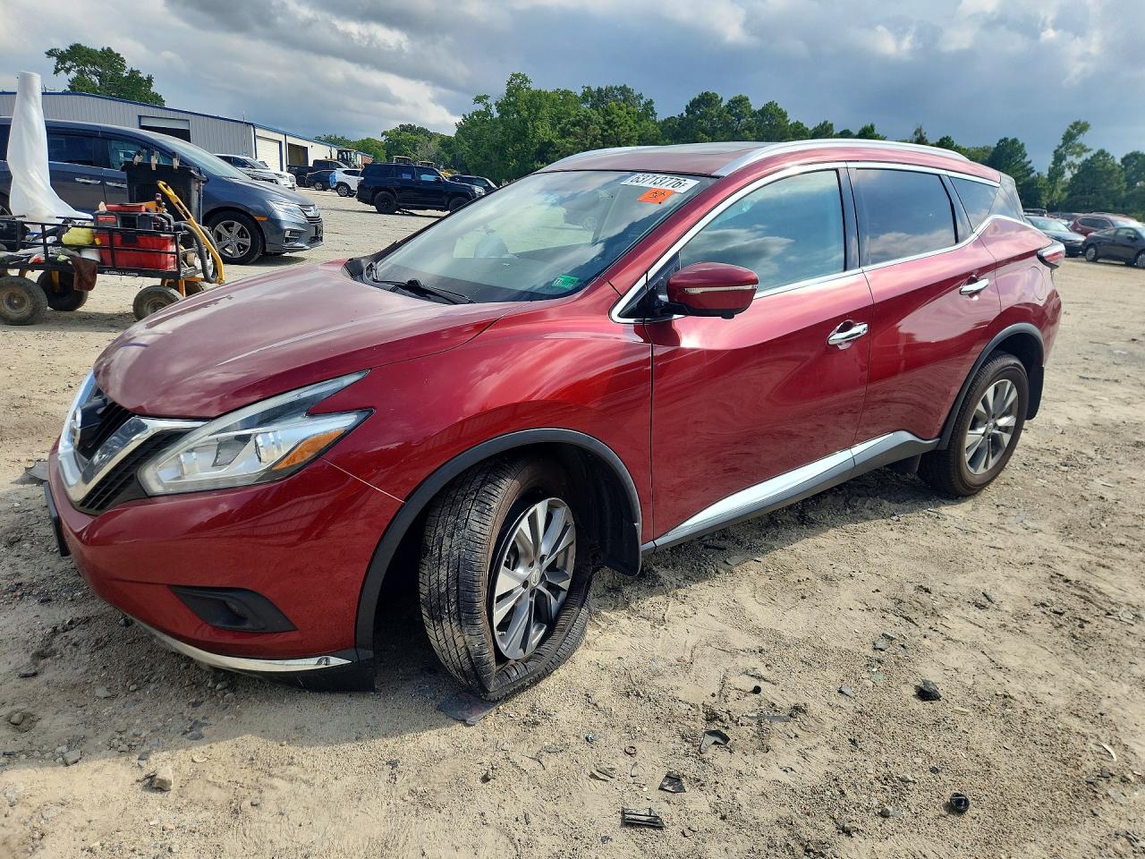 2015 Nissan Murano Platinum Burgundy vin: 5N1AZ2MH3FN233657