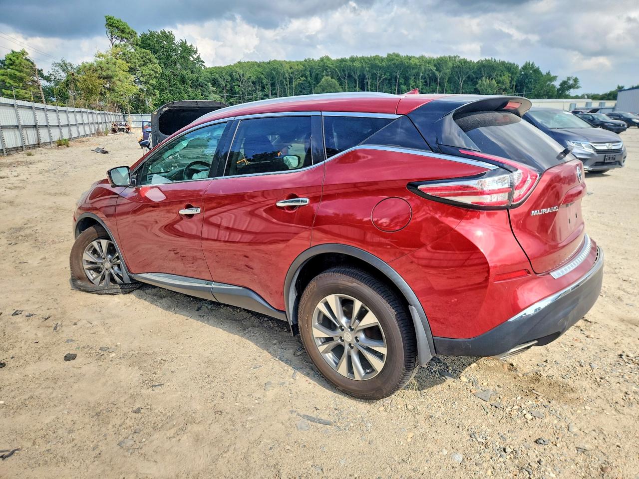 2015 Nissan Murano Platinum Бордовый vin: 5N1AZ2MH3FN233657