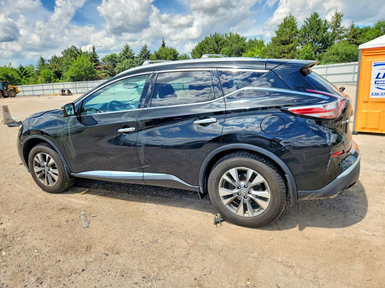 2015 Nissan Murano Sl Black vin: 5N1AZ2MH3FN233688